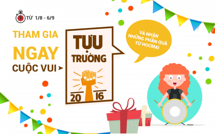 TỰU TRƯỜNG 2016: Sự kiện hoành tráng dành cho học sinh THPT