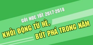 Chương trình Học tốt 2017-2018: Khởi động từ hè, bứt phá trong năm