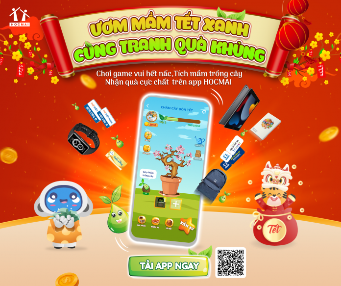uom-mam-tet-xanh-cung-tranh-qua-khung